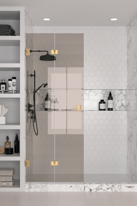 Folding shower screen Vetro 513