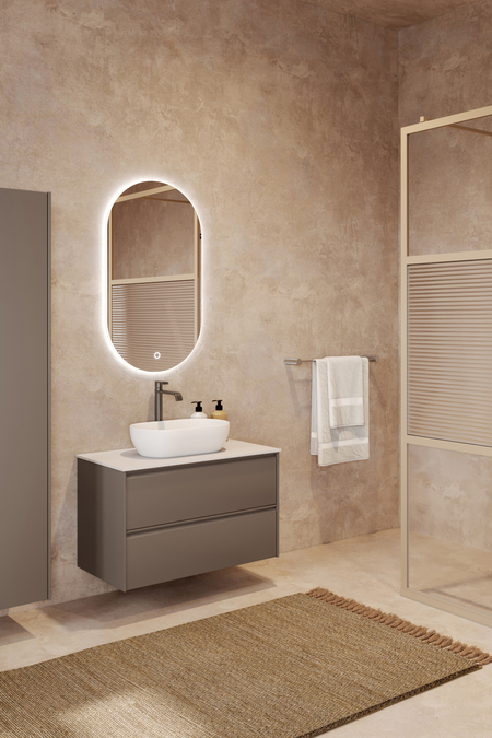 Allaskaluste ovaalilla malja-altaalla Luna L12