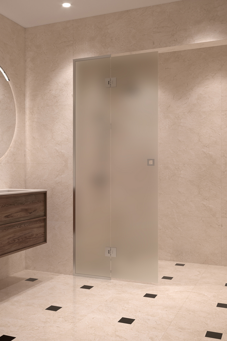 Framed shower screen with a fixed part Vetro 517