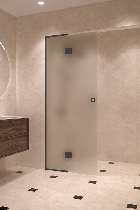 Framed shower screen with a fixed part Vetro 517