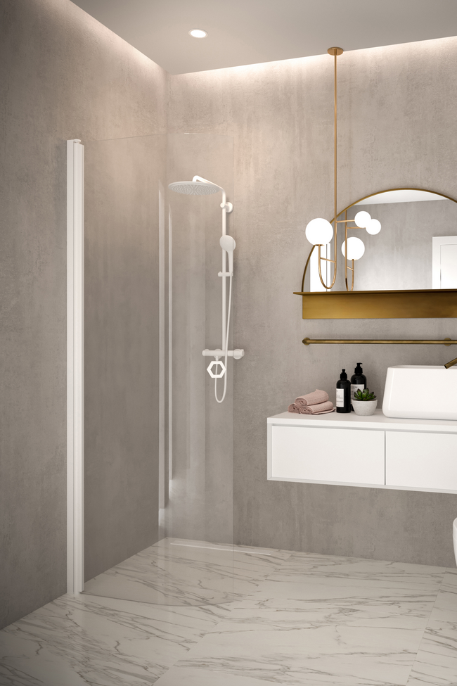 Curved hinged door Forma 306
