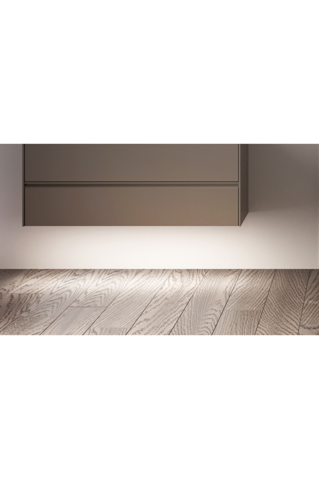 Lighting underneath vanity unit