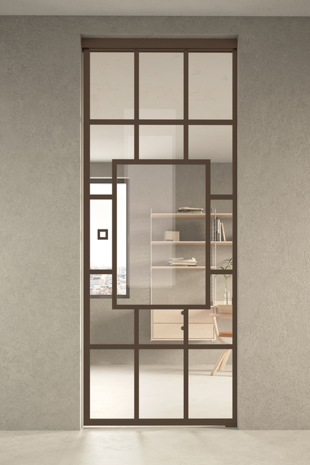 pocket door with soft closing mechanism Inne P1S Shanghai