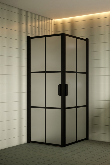 Shower enclosure with hinged doors Bläk 767 Paris