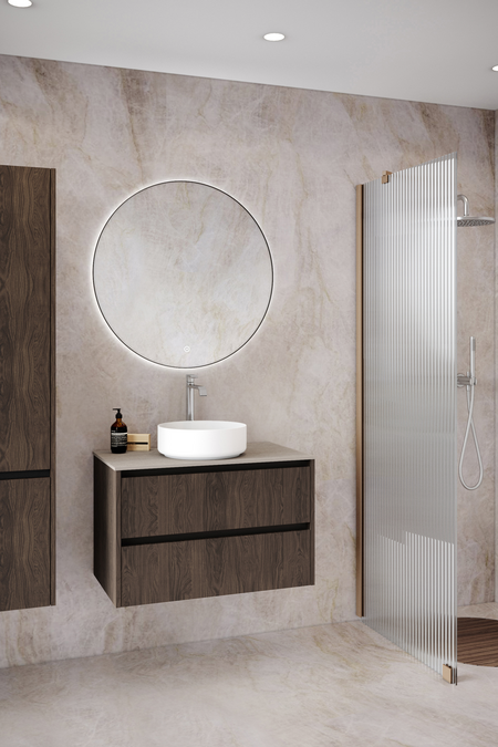 Cabinet with round countertop basin Classic K03