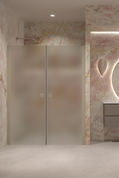 Alcove fitting with a hinged double door Forma 321