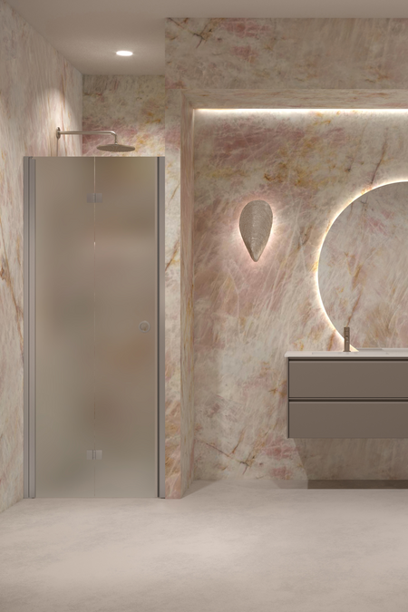 Taittuva suihkuovi magneettilukituksella Forma 383