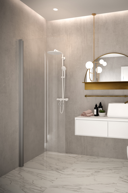 Curved hinged door Forma 306