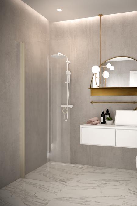 Curved hinged door Forma 306